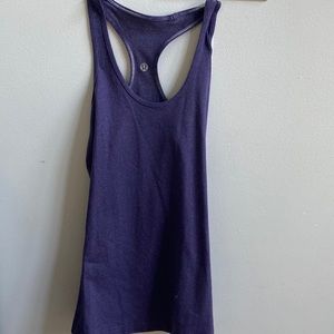 Dark purple and light purple Lululemon tank top size 4